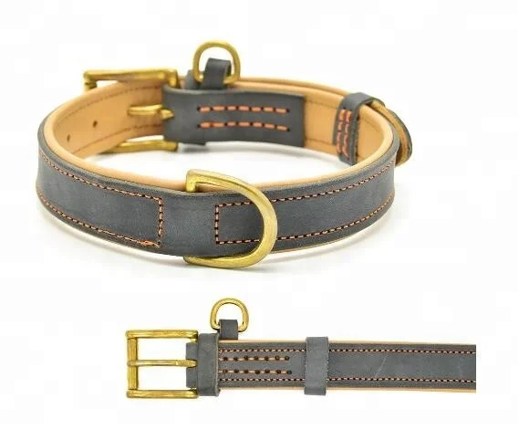 bulk leather dog collars