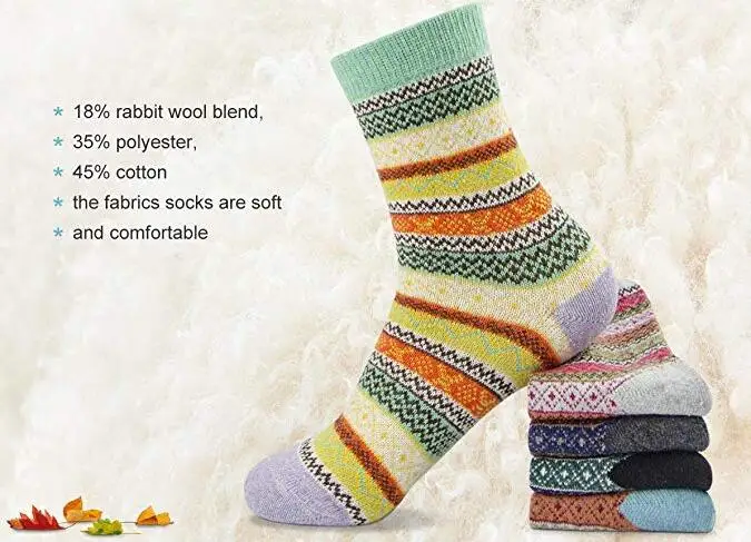 2022 year   hot  sales  winter   wool   sock