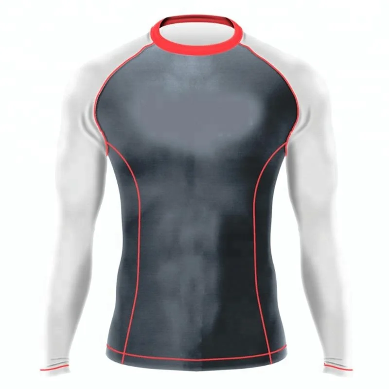 Printed Blank Mma Rash Guard Custom Rash Guard