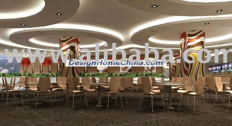 
 Дизайн ресторана Fastfood в Китае  