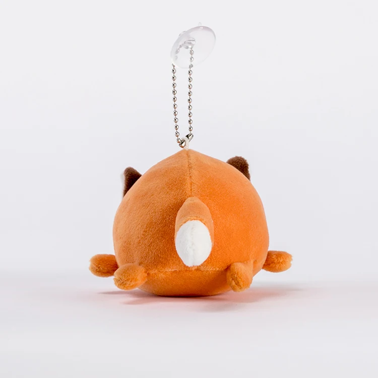 OEM/ODM mini stuffed fox toy keychain plush animal keychain