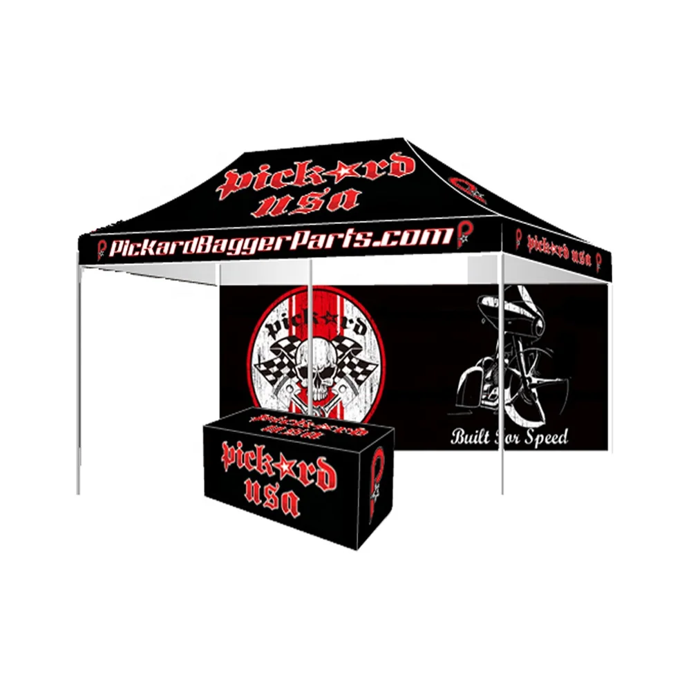 Custom Canopy Tent Pop up Canopy Tent Packages Aluminum Frame Trade Show Tent With Custom Printing