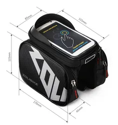 Сумка велосипедная ZOLi ZL2107, рама из ПВХ, седло для велосипеда, водонепроницаемая, для мобильного телефона