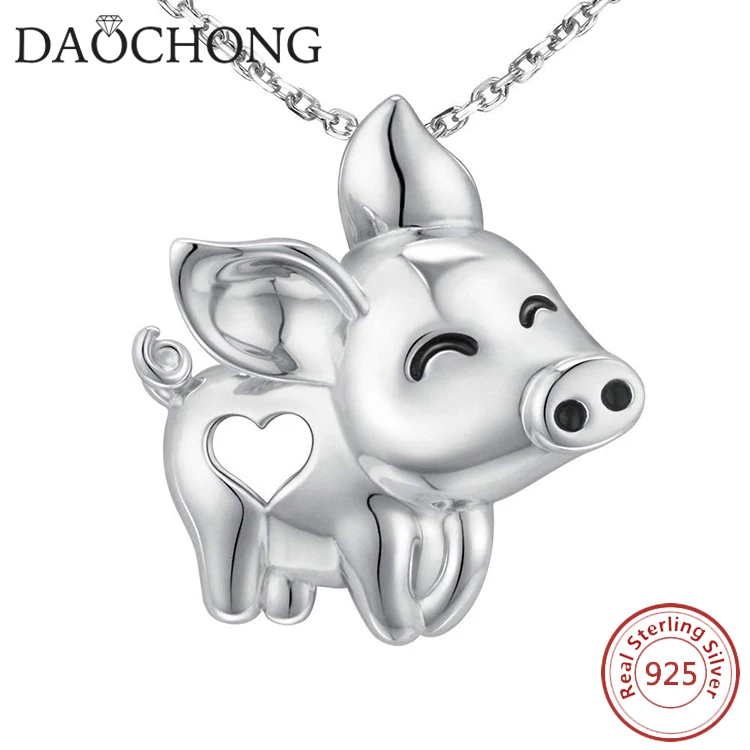 pig pendant necklace