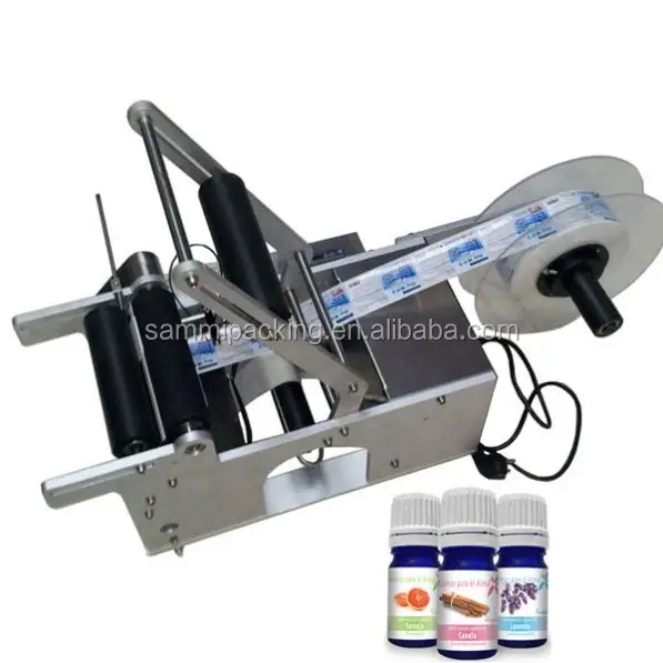 MT50 Semi-auto Round Bottle Labeling Machine, Semi-auto Labeler, Semi Automatic Label Machine - Image 5