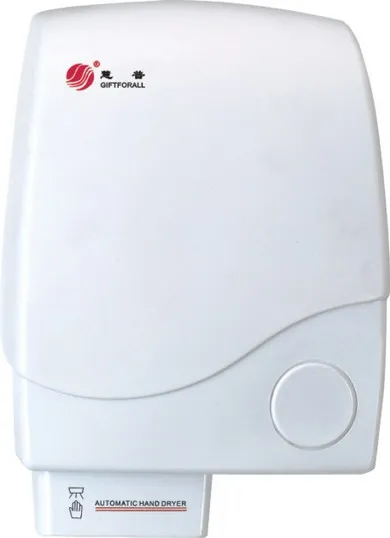 
 Покрытие из АБС-пластика с высокой скоростью 20-30 секунд высыхает, 240V 1000 W Максимальная мощность переменного тока, 50/60 Гц, белая автоматическая сушилка для рук  