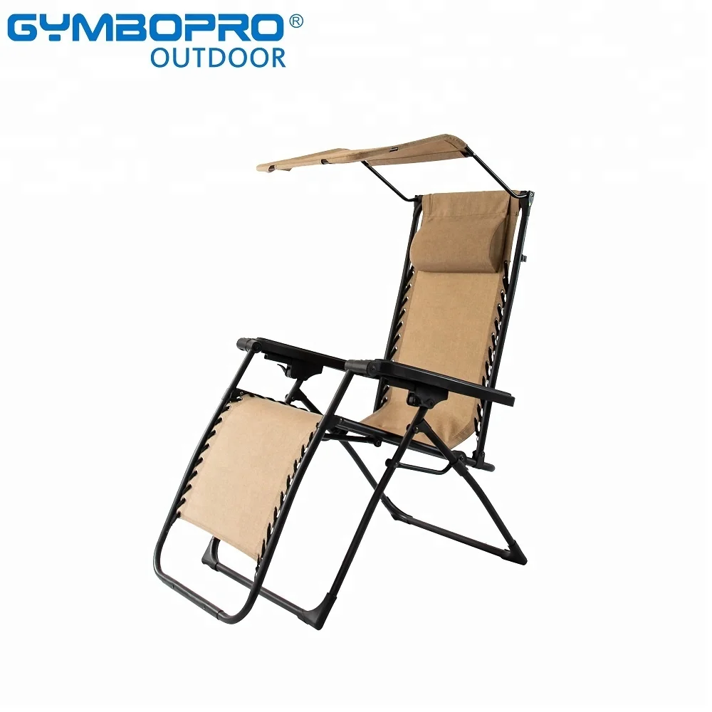 Outdoor Zero Gravity Chair Patio Lounge With Sunshade Canopy - Buy Patio  Lounge,Zero Gravity Chair,Outdoor Zero Gravity Chair Patio Lounge With 