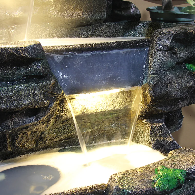 Розничная продажа, высококачественный полимерный открытый Каскадный водопад, водяной фонтан для сада, для продажи