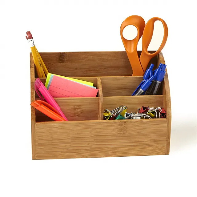 Качественный бамбуковый держатель для канцелярских принадлежностей 3 6x8 6x5 6