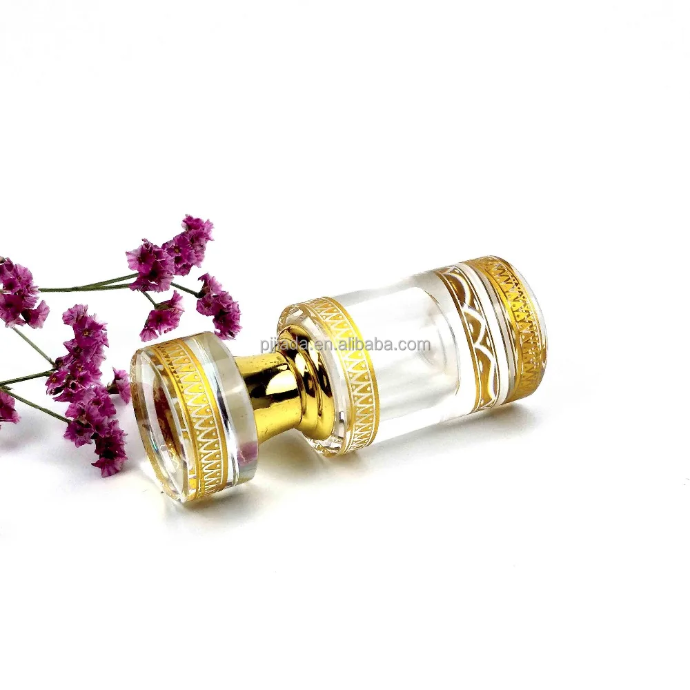 Hot Selling 3ml Colorful Attar Glass Essential Oil Bottle Manufacturer Optical Cute Empty Crystal Perfume Bottles Wedding Gift