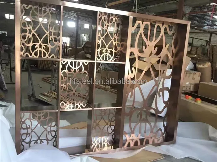 Современный дизайн, индивидуальная алюминиевая лазерная резка, декоративное разделение комнаты