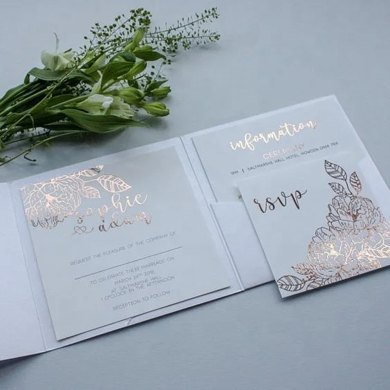 10 Inviti Di Matrimonio In Carta Perlata Con Intaglio Laser – Eleganza Romantica Per Feste (Bianco)