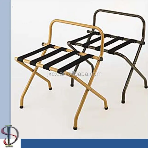 
 Складная багажная стойка с защитой, Металлическая Витрина для отеля  