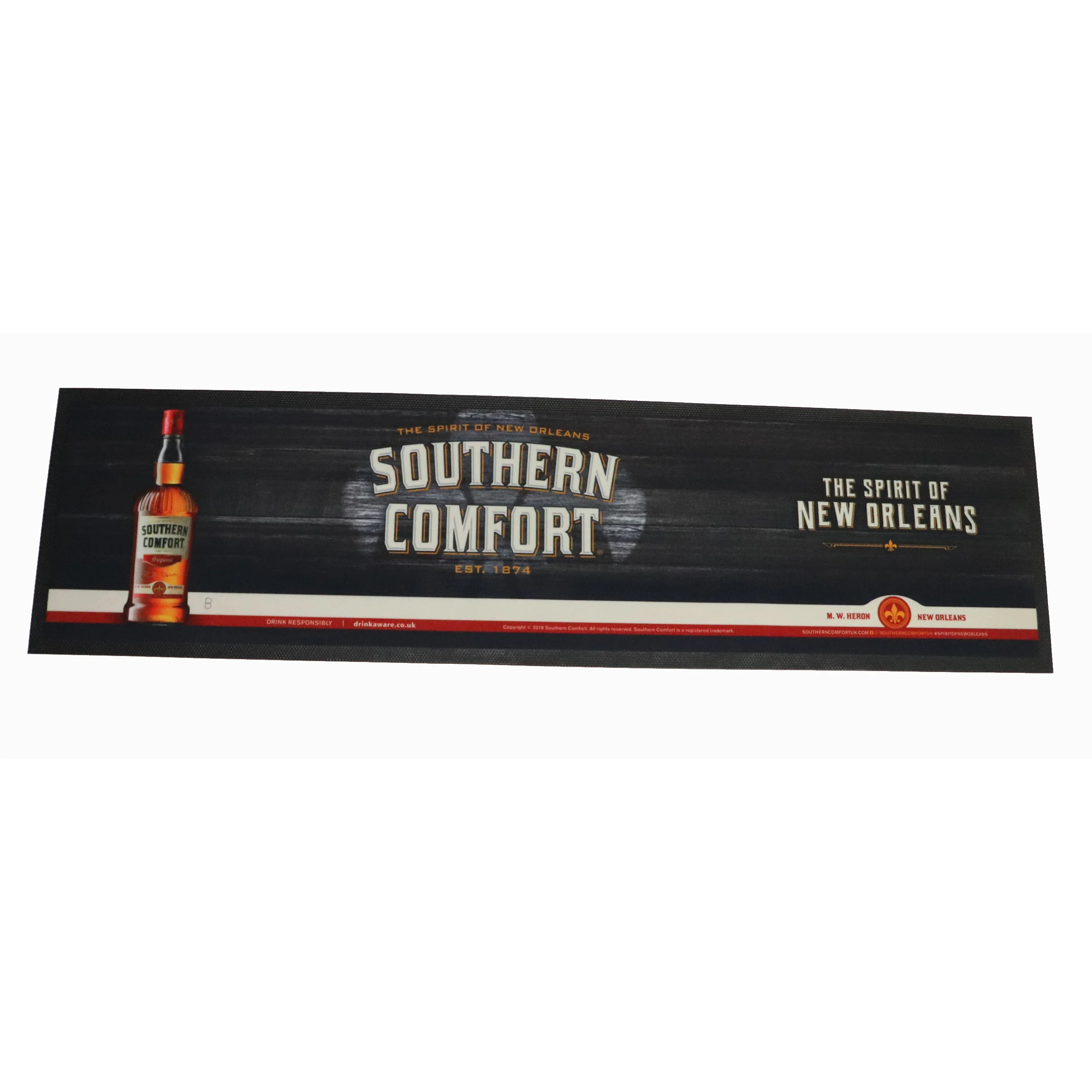 Southern Comfort Long Rubber Bar Runner NEW 