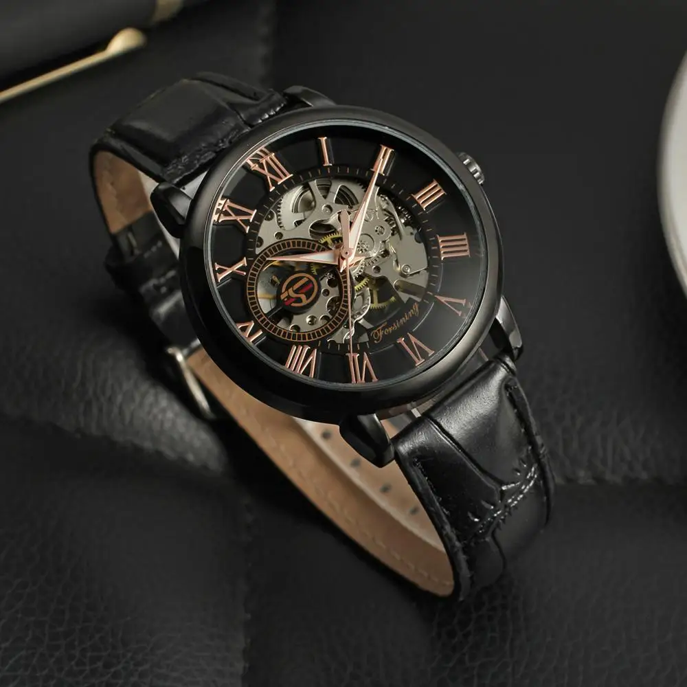 Forsining Custom logo Watch Mechanical Build Your Brand New Fashion Men 2023 for Sale