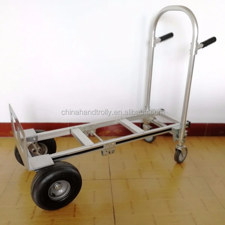 2in1 Foldable Aluminum Hand pallet Truck hand trolley for sale| Alibaba.com