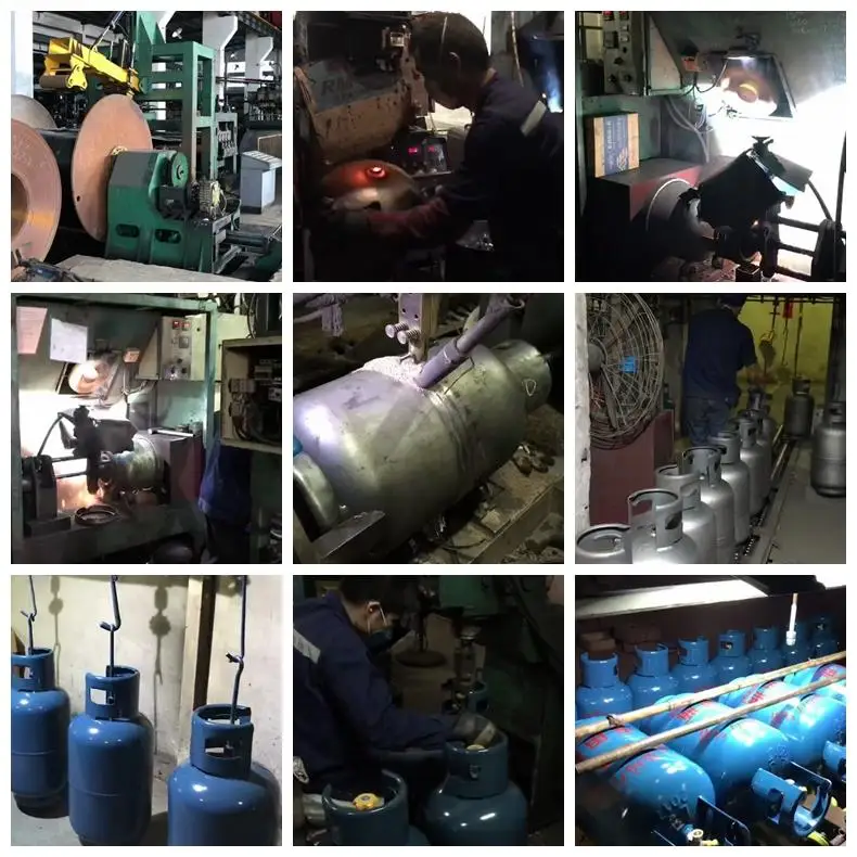 Good Quality DOT4BW Standard 100lb Empty Propane Gas tank DOT 45kg Steel lpg Cylinder with POL Valve for Sale