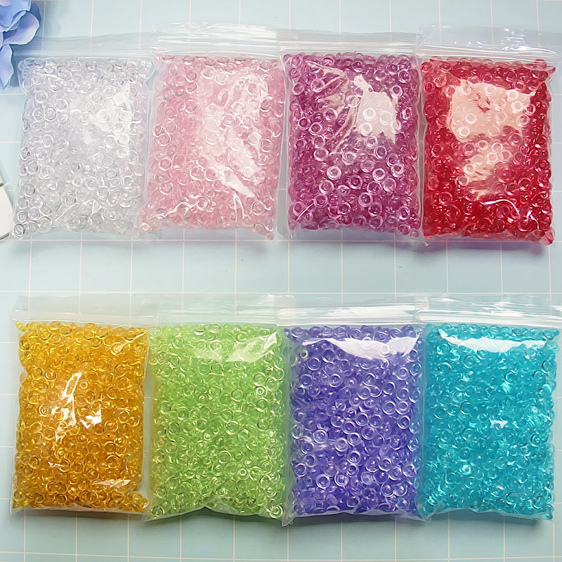 60 г Slime бусины кристаллический грунт материалы плоская бусина садок для рыбы украсить slime Лизун бусины