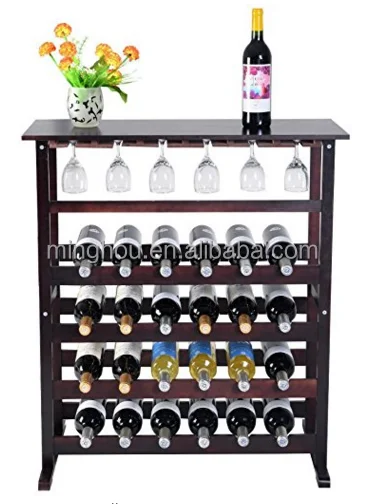 24 Bottle Wine Rack Stylish Storage for Home