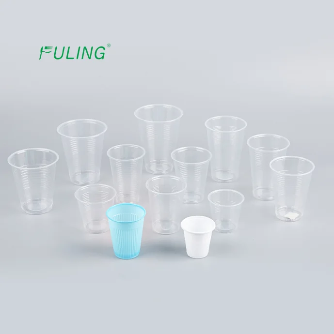 Wholesale 8oz 9oz 10oz clear Disposable Plastic Cup pp Plastic Drinking Cup  Water Cup