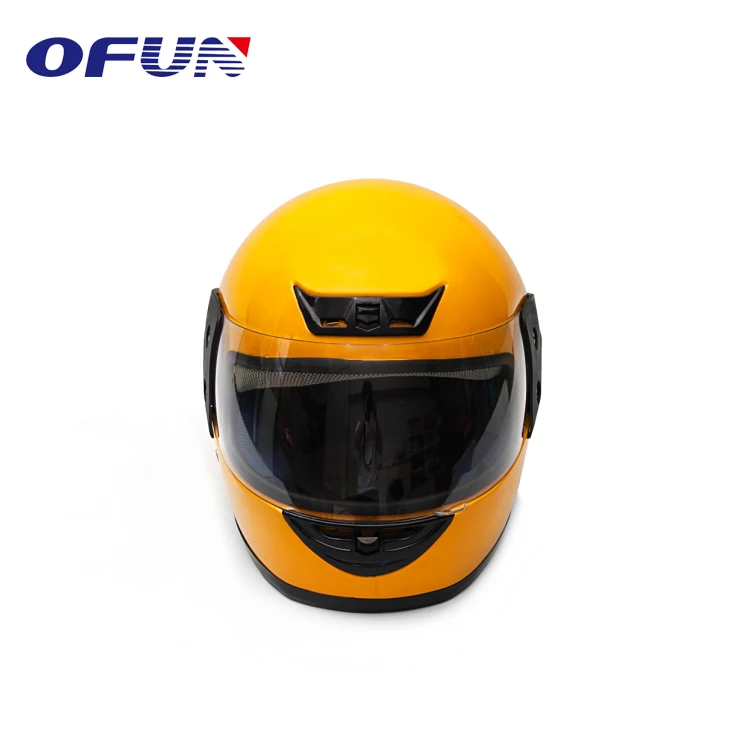 OFUN New Design Purple Safety Full Face Plastic Motorcycle Helmet