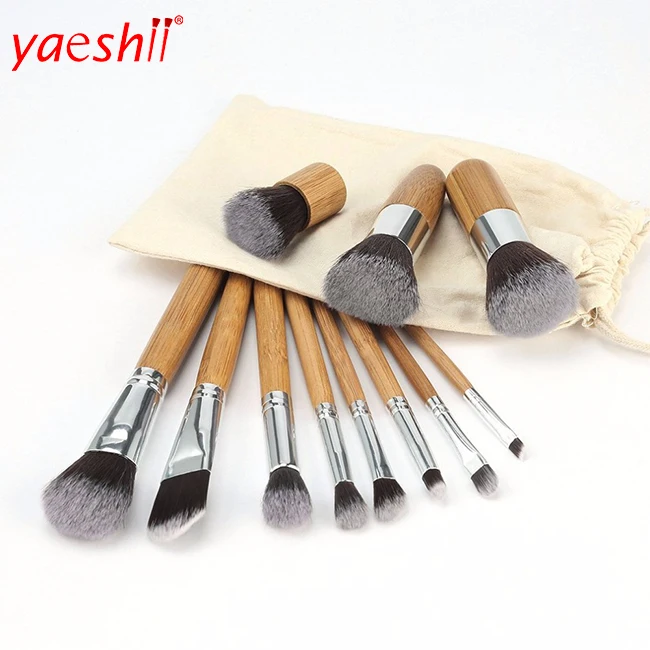 Yaeshii 11pcs customizable LOGO sideburn brush makeup brush set customizable packaging color makeup 