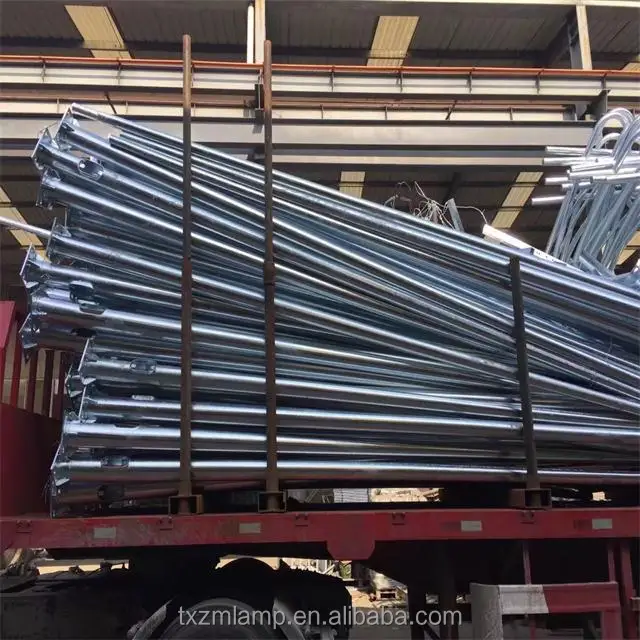 Octagonal Lighting Pole Street Light Lamp Garden Electric