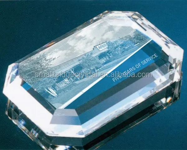 Cheap clear glass paperweight