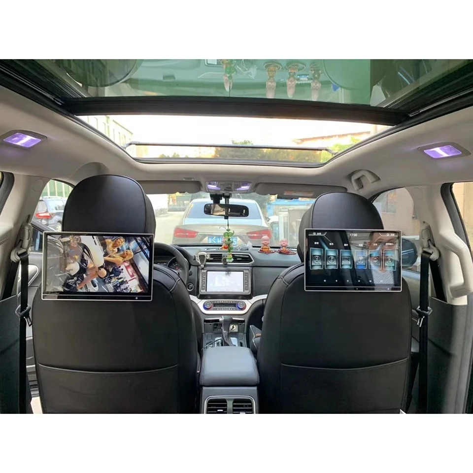 12.5 Inch Video Display in Car Rear Seats Headrest DVD Android Screen for BMW E60 E61 E63 E64 E65 E66 E70 E71 E90 E91 E92 E93