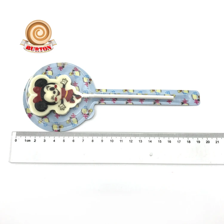 Лидер продаж новый шоколадный молочный мультяшный леденец для