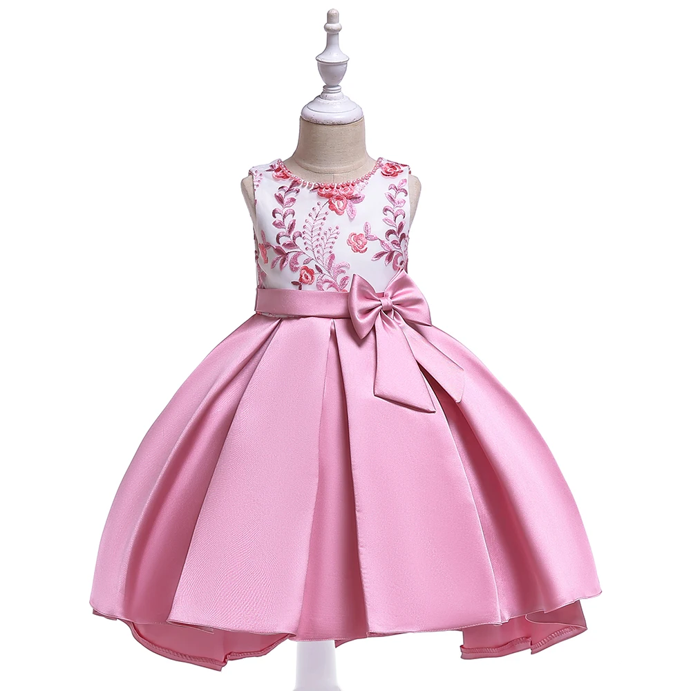 Buy Pink Satin Frock for Girls Online