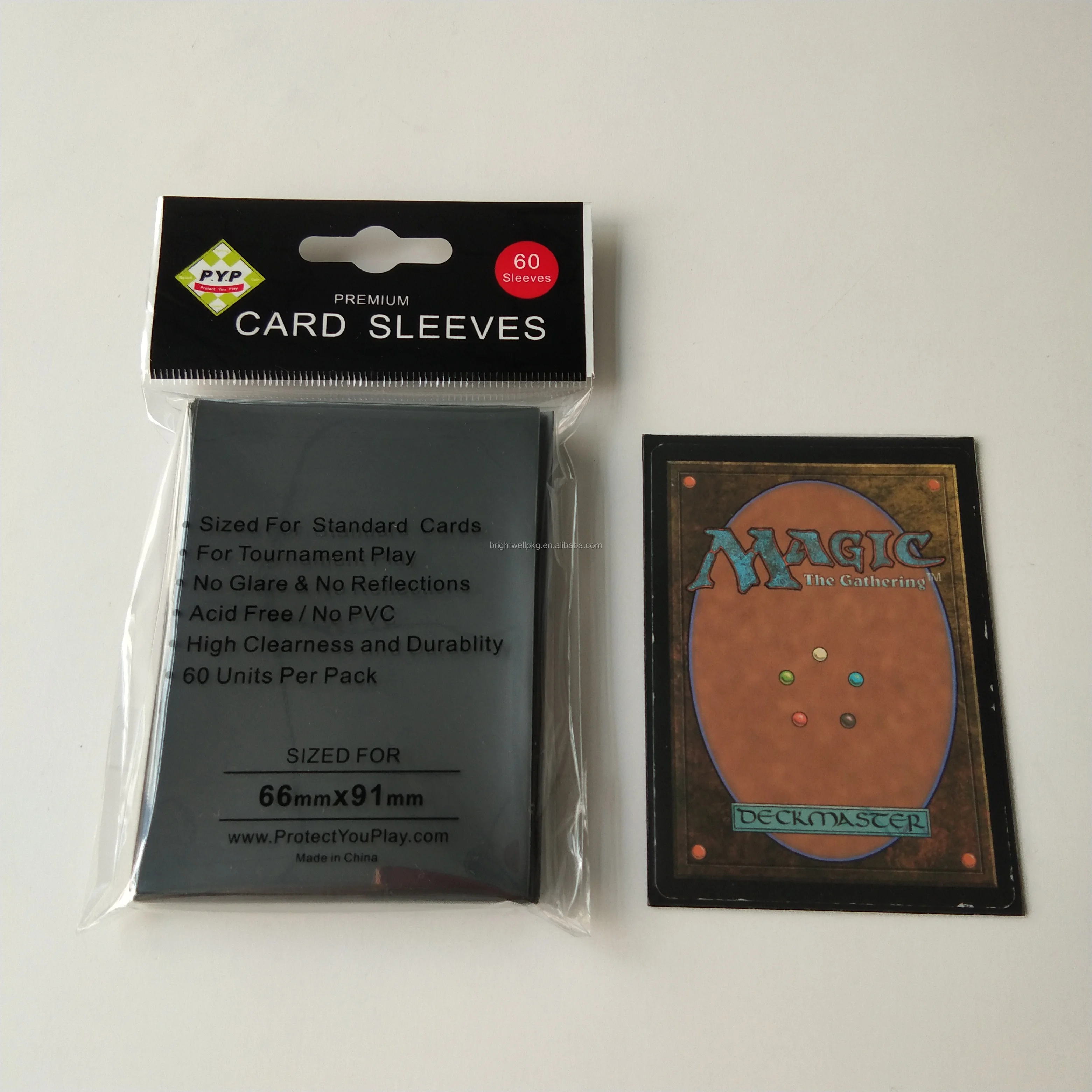 黑色双亚光mtg 标准卡套63 5xmm 用于魔术收集尺寸游戏卡 Buy 甲板护具 甲板护具 卡套product On Alibaba Com