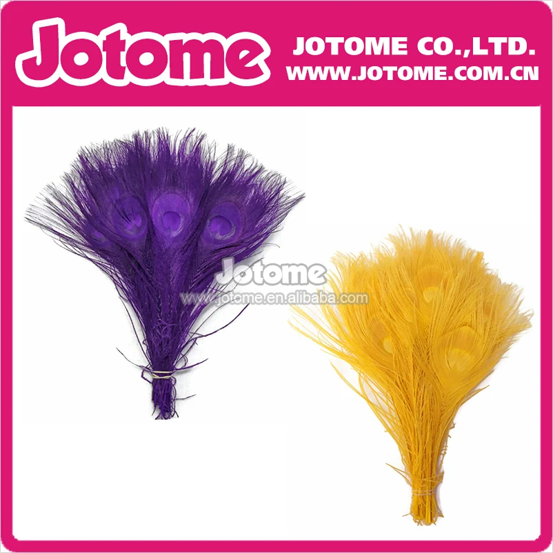 Большие белые и черные отбеленные и окрашенные перья с павлиньим хвостом для карнавала