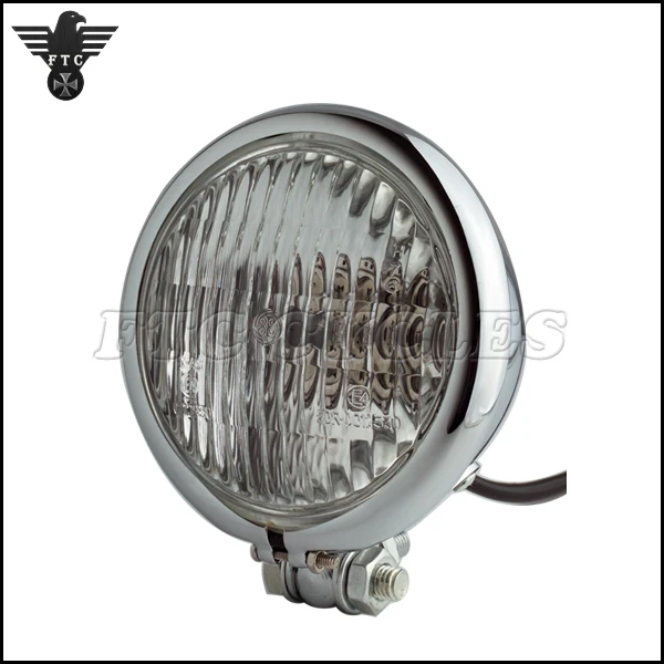 Классическая мотоциклетная фара 4 5 дюйма для Кафе racer мотоциклетные