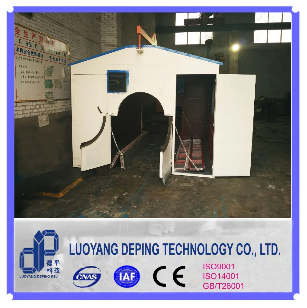 Pipeline Construction Welding Using Welding Booth
