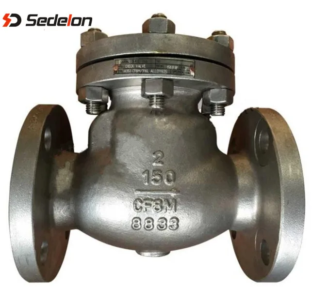 CF8M Stainless Steel Swing Non Return Check Valve