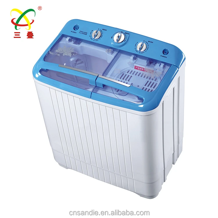 SANDIE ISO9001 CE certificates made in China semi automatic low noise twin tub mini washing machine