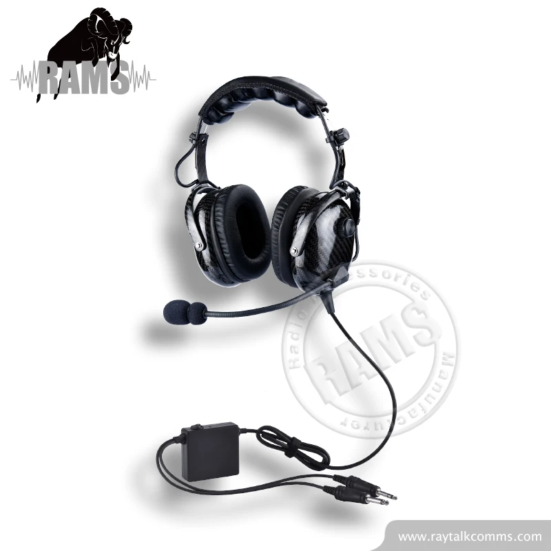 noise cancelling pilot headset