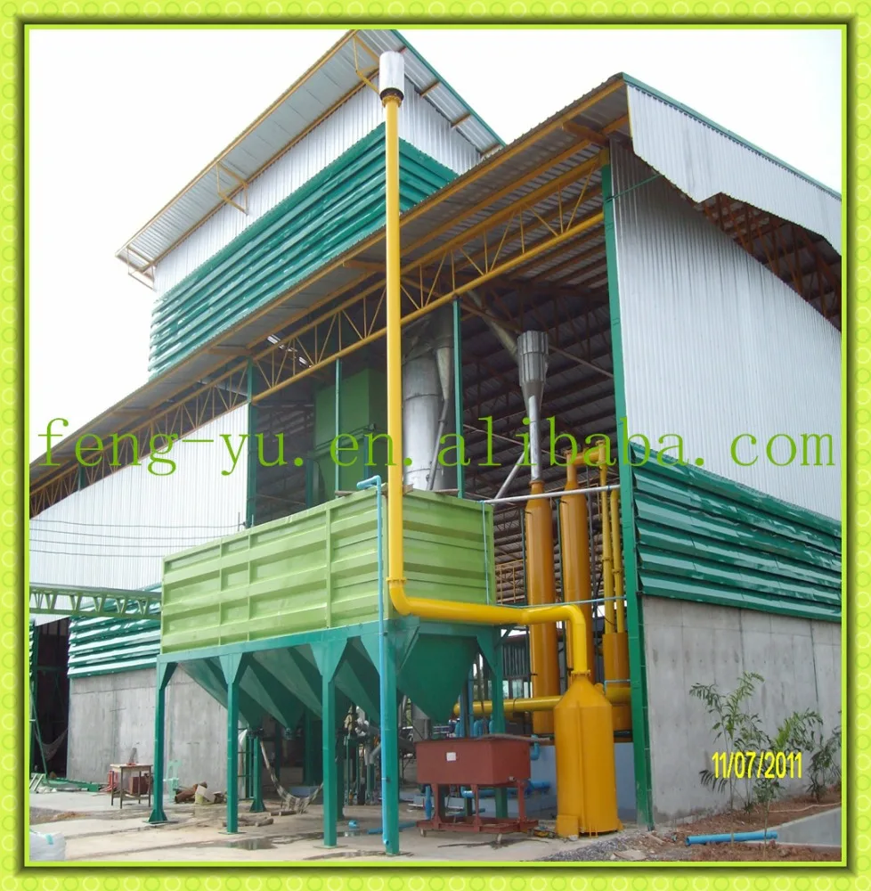 200KW wood chip rice husk biomass gasifier equipment gasification power generation power plant in smooth operation in Thailand