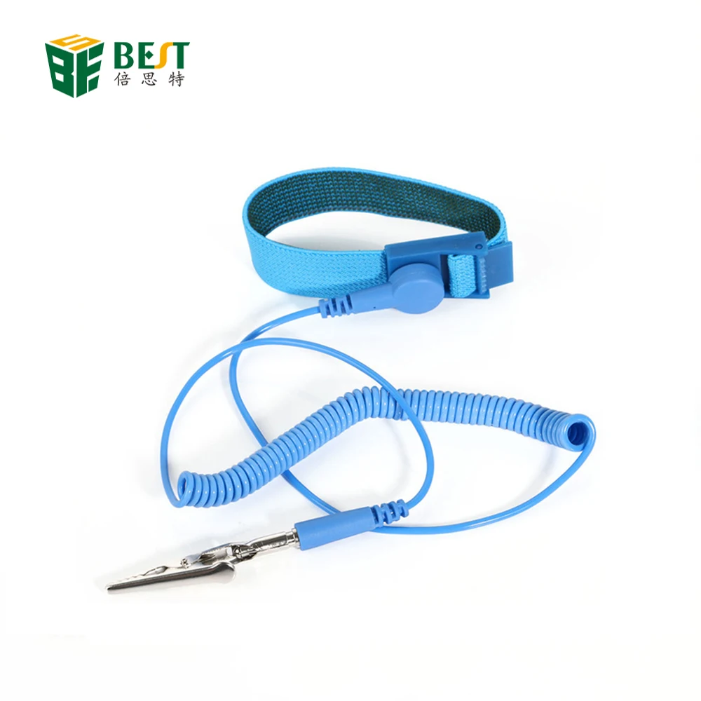 AntiStatic Bracelet Electrostatic ESD Discharge Cable Reusable Wrist Band Straps 