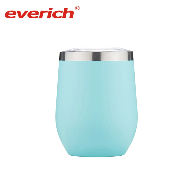 10 унций, оптовая продажа, бестселлер, Забавный стакан в форме яйца вина с крышкой