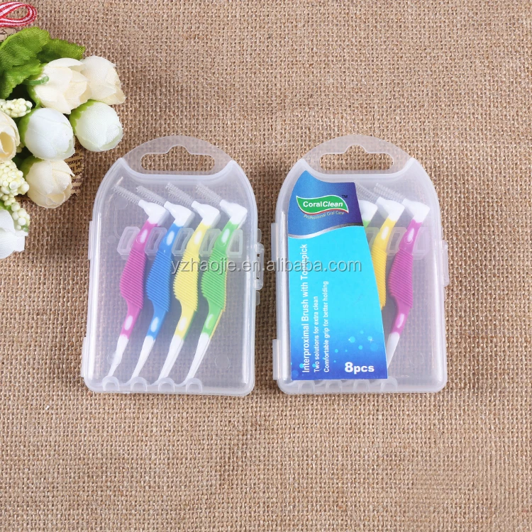 Высококачественная зубная щетка из нержавеющей стали, межзубная щетка