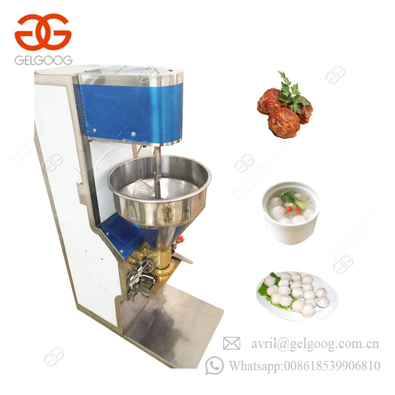 Automatic Electric 60MM Meatball Extruder Forming Processing Machinery Fish Roll Maker Chicken Meat Ball Making Machine for Sale
