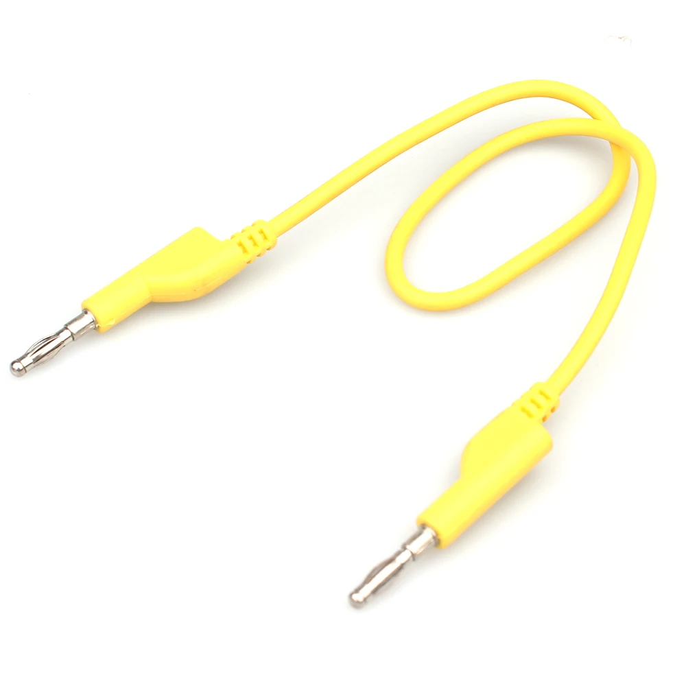 1pc KT4ABD51 50cm Moulded 4mm Copper Banana Plug Silicone Test Lead Cable 