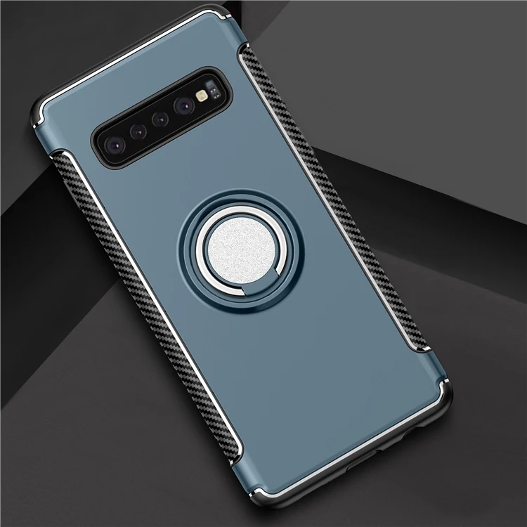 Best Selling Shockproof Luxury Phone Case With Armour Ring Case S10 S10 Plus  For Samsung