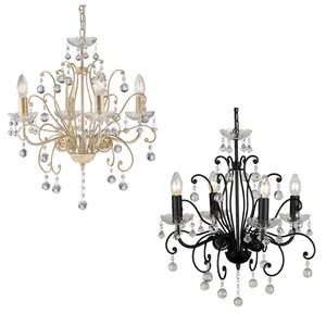 The Best Factory Hot Sales Chandeliers Crystal 4 Arms Crystal Chandelier Decorative Pendant Light  NS-120099