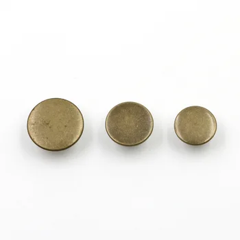 17mm alloy jeans button and brass