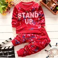 1 5Y Autumn Children Clothing Boys Girl Keep Warm Long Sleeve Sweaters Pants Fashion Kids Clothes