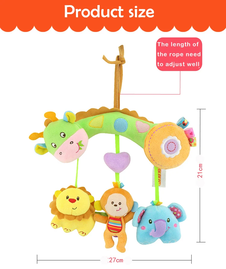 T003A Multifunctional Giraffe Bed Hanging Baby Toys