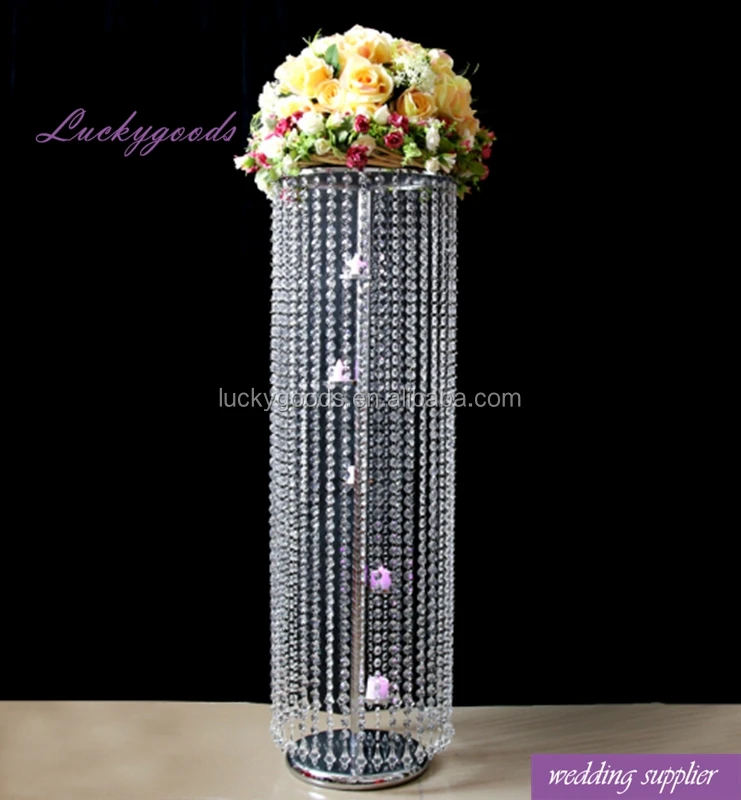 花瓶　フラワースタンド 花瓶スタンドLDJ757ライトゴールドパーソナライズされた金属結婚式の